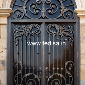 Unique Gate Grill Design Ideas for Luxury Villas No-2413