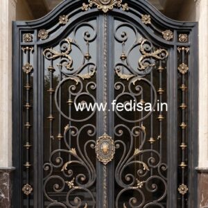 Double Door Gate Grill Design for Modern Villas No-2425