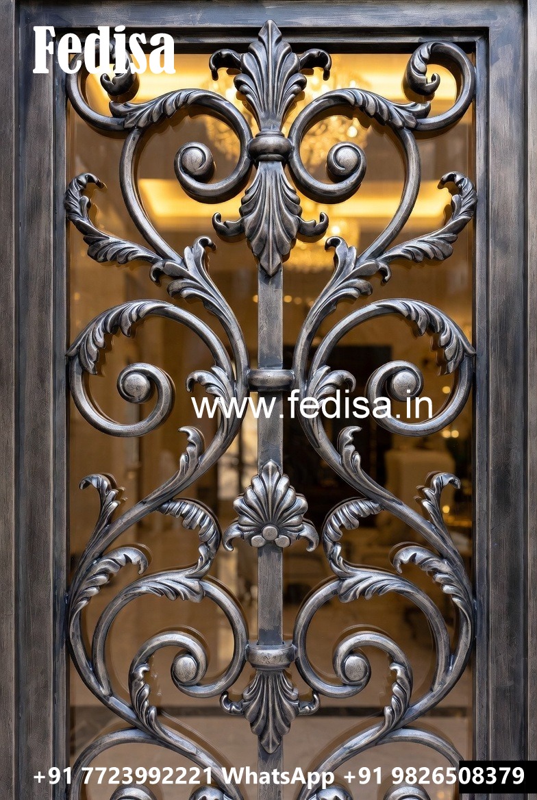 Grand Entrance Gate Grill Design for Luxury Villas No-2448