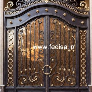 Attractive House Gate Grill Design for Modern Villas No-2459