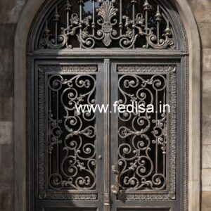 Heavy Iron Gate Grill Design for Luxury Homes No-2472
