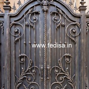 Front House Gate Grill Design with Elegant Pattern No-2473