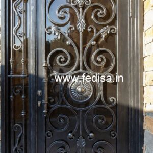 Elegant Iron Grill Gate Design for Main Doors No-2480