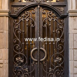 Trendy Villa Gate Grill Design for Exterior Beauty No-2492