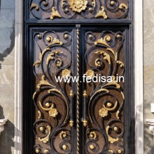 Elegant Black Gate Grill Design for House Entrance No-2525