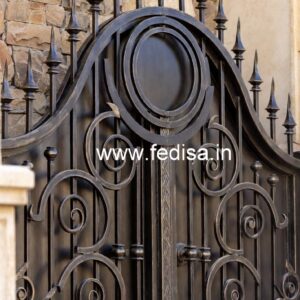 Beautiful Iron Gate Grill Design for Premium Houses No-2529