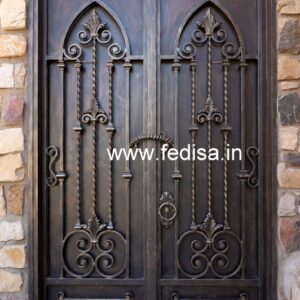 Stylish Royal Gate Grill Design for Luxury Villas No-2533