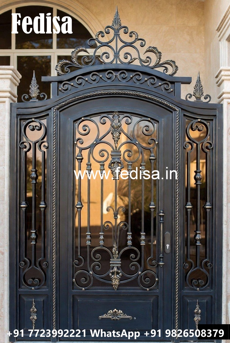 Artistic Metal Gate Grill Design for Main Gates No-2538