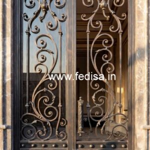 Modern Black Iron Gate Grill Design Inspiration No-2541