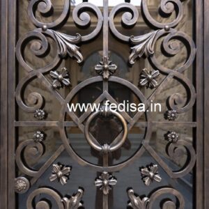 Fancy Main Entrance Gate Grill Design for Homes No-2545