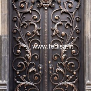 Luxury Front Elevation Gate Grill Design Inspiration No-2551