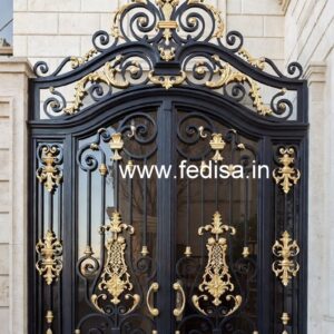 Stylish Steel Entrance Gate Grill Design for Homes No-2554