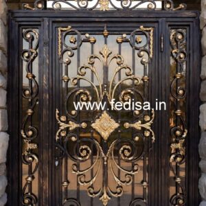 Artistic Decorative Gate Grill Design for Home Fronts No-2566