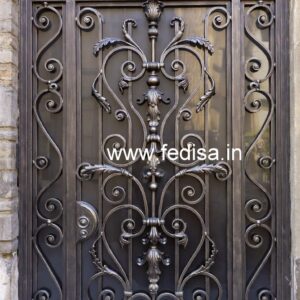 Modern Fancy Gate Grill Design for Elegant Houses No-2569