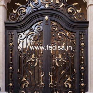 Stylish Security Grill Gate Design for Modern Entrance No-2574