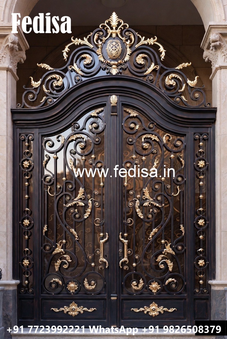 Stylish Security Grill Gate Design for Modern Entrance No-2574