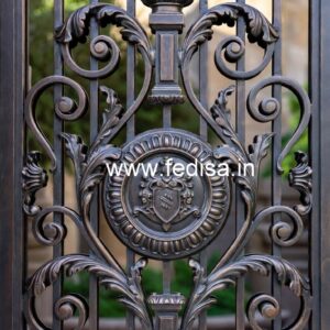 Artistic Modern Iron Grill Gate Design No-2582