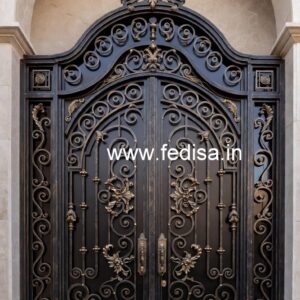 Trendy Home Front Grill Gate Design for Modern Houses No-2585