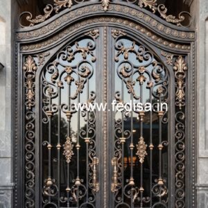 Beautiful Modern Entrance Gate Grill Design No-2590