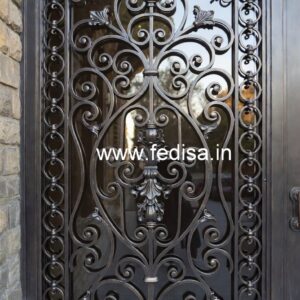 Artistic Main Entrance Grill Gate Design Inspiration No-2593