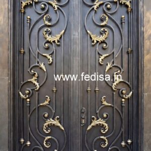 Royal Steel Gate Grill Design for Luxury Homes No-2601