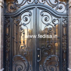 Luxury Geometric Gate Grill Design for House Fronts No-2623