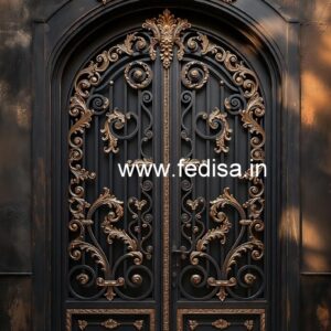 Elegant Front Entry Gate Grill Design Trends No-2639