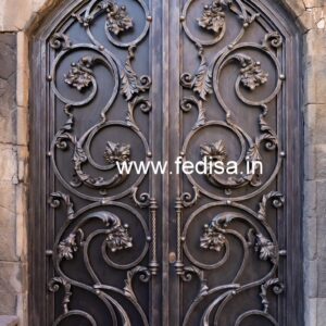 Fancy Exterior Steel Gate Grill Design Inspiration No-2645