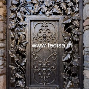 Stylish Decorative Entrance Gate Grill Design No-2646