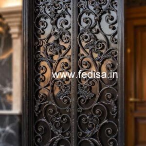Luxury Iron Entrance Grill Gate Design No-2648