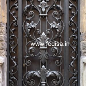 Artistic Modern Exterior Gate Grill Design No-2651