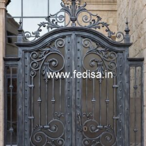Fancy Decorative Iron Grill Gate Design No-2658