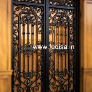 Beautiful Front Entrance Grill Gate Design No-2664