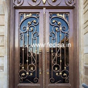 Contemporary Luxury Entrance Gate Grill Design No-2669