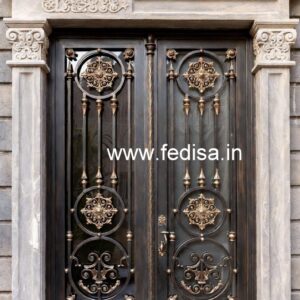Beautiful Artistic Grill Gate Design for Villas No-2679