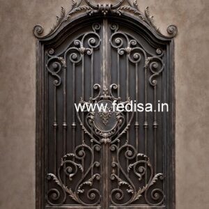 Elegant Steel Gate Grill Design for Main Entrance No-2704
