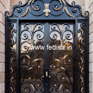 Artistic Gate Grill Design for Stylish Home Security No-2732