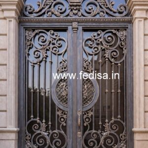 CNC Gate Grill Design for Modern Main Gates No-2735