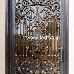 Elegant Home Gate Grill Design with Artistic Look No-2744