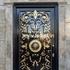 Grand Entrance Gate Grill Design for Luxury Villas No-2748
