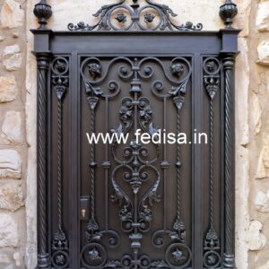 Fancy Front Gate Grill Design for Modern Homes No-2749