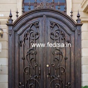 Unique Main Gate Grill Design for Stylish Houses No-2750