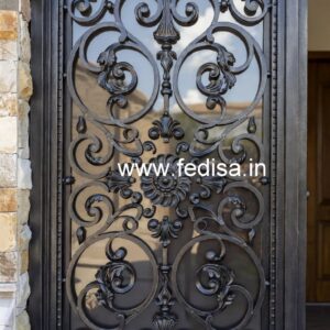 Artistic Steel Gate Grill Design for Home Fronts No-2760