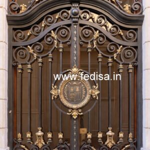 Stylish Iron Gate Grill Design with Modern Appeal No-2770