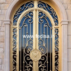 Heavy Iron Gate Grill Design for Luxury Homes No-2772