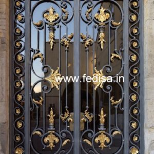 Front House Gate Grill Design with Elegant Pattern No-2773