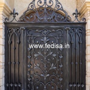 Elegant Iron Grill Gate Design for Main Doors No-2780