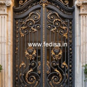 Fancy Metal Gate Grill Design for Modern Villas No-2783