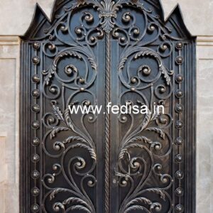 Stylish Entrance Grill Gate Design for Modern Homes No-2796