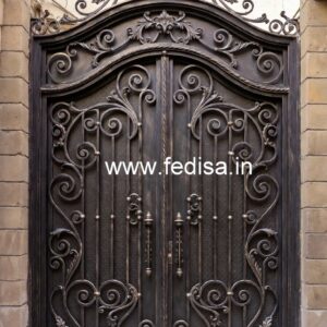 Elegant Front Entrance Gate Grill Design Ideas No-2815